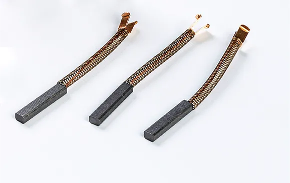 Control signal transmission by Carbon brushes