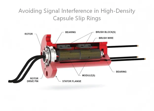 Avoiding Signal Interference in High-Density Capsule Slip Rings